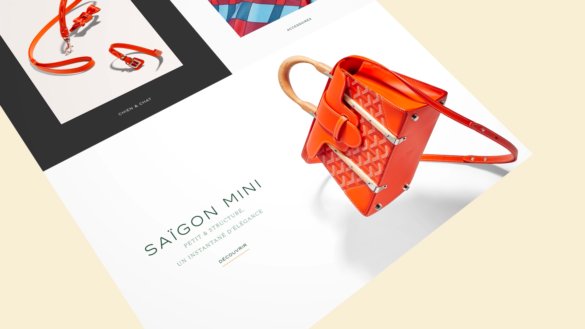 Addiction Agency - Goyard website 1